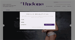 Desktop Screenshot of allundone.com